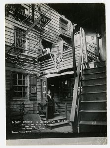Een drukke hoek in Greenwich Village, Will o