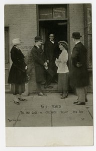 Adele Kennedy, de enige gids voor Greenwich Village, New York, VS door Jessie Tarbox Beals