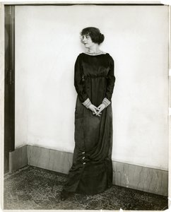 Jurk, gedrapeerd, Gimbels, ca. 1905-18 door Jessie Tarbox Beals