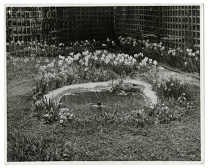 Tuin van de heer en mevrouw Wm H Wells, 265 W 11th St, New York, VS door Jessie Tarbox Beals