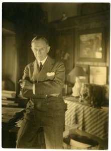 John McCutcheon, cartoonist uit Chicago, c.1905-40 door Jessie Tarbox Beals
