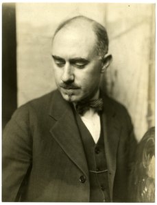 Jonas Lie - kunstenaar, tentoonstelling is in Macbeth Gallery, 1905 door Jessie Tarbox Beals