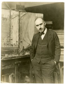 Jonas Lie, kunstenaar, 1905 door Jessie Tarbox Beals