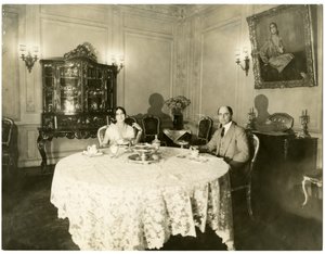 Michael Fokine & Fokina zijn vrouw, ca. 1926-36