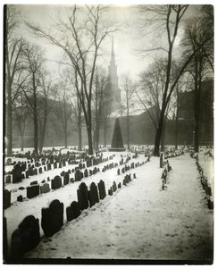 Old Granary Burying Ground Boston, USA, c.1902-10 door Jessie Tarbox Beals