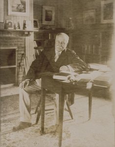 Portret van William Dean Howells (1837-1920) 1918-20 door Jessie Tarbox Beals