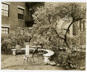 Vrouwen Ingenieursclub Washington Square North?, Greenwich Village, New York, VS, ca. 1939-40
