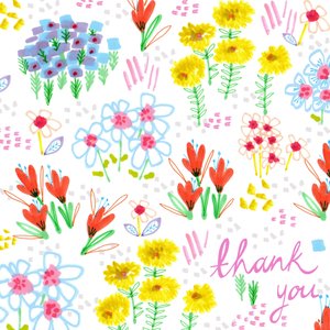 Bloementuin - Dank U door Jo Chambers