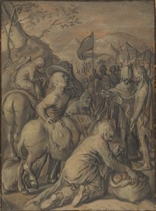 De list van de Gibeonieten door Joachim Beuckelaer