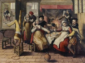 Bordeel door Joachim Beuckelaer