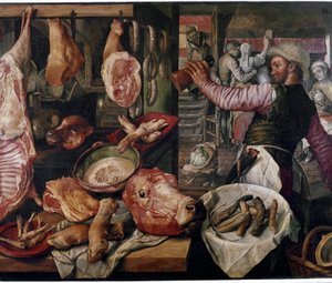 Slagerij. (Vleesmarkt). Bijzonder