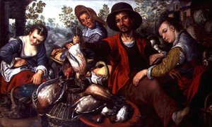 De wildkraam door Joachim Beuckelaer