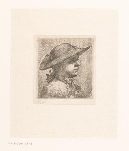 Portret van een jongeman met hoed