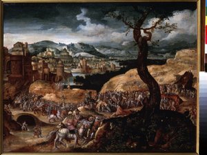 De passie van Christus door Joachim Patinir