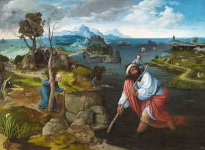 Landschap met Sint Christoffel, ca. 1524