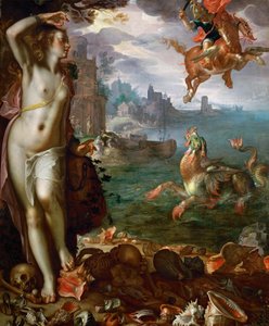 Perseus bevrijdt Andromeda