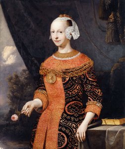 Portret van een Dame, geïdentificeerd als Anne, Markiezin de Basville