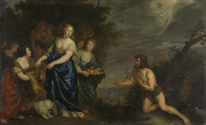 Odysseus en Nausicaa