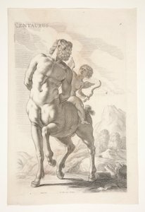 De Borghese Centaur door Joachim von Sandrart