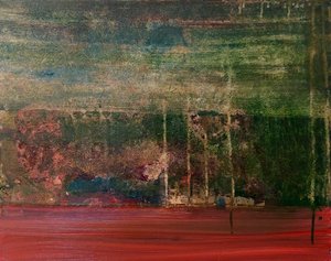 Abstracte boslandschap door Joackim Schou Dahle