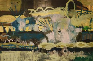 Rustige abstracte tuin