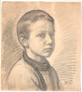 Portret van de schilder J.Th. Skovgaard als jongen
