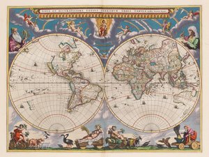 Le grand atlas, ou cosmographie Blauiane, waarin de aarde, de zee en de hemel nauwkeurig worden beschreven, vol.I door Joan Blaeu