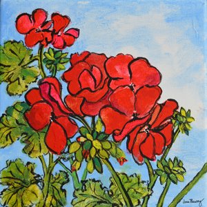 Geranium, 2017 door Joan Thewsey