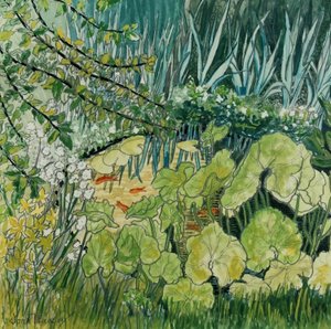 Vijver met goudvissen door Joan Thewsey