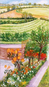 De Cottage Tuin en uitzicht daarbuiten, 2000