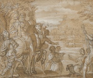 Een jachtpartij, ca. 1555-65
