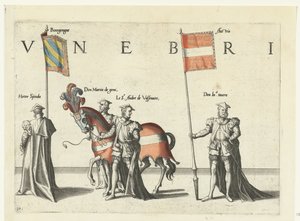 Deel van de optocht, nr. 10 Begrafenisoptocht van keizer Karel V, 1558 (series title)