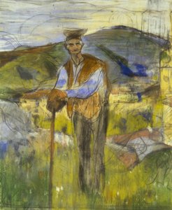 De oude tabakszak door Joaquim Mir i Trinxet