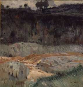 Rood water door Joaquim Mir i Trinxet