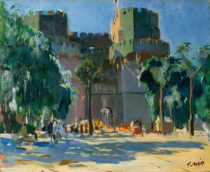 Torres Serranos, Valencia door Joaquim Mir i Trinxet
