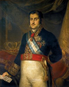 Portret van Ferdinand VII door Joaquin Manuel Fernandez Cruzado