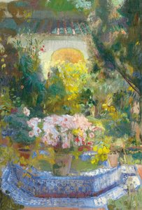 De binnenplaats van het Sorolla-huis