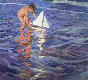De Jonge Zeiler door Joaquin Sorolla y Bastida