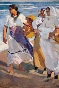 Valenciaanse visvrouwen door Joaquín Sorolla