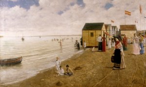 Het strand van Sanlucar de Barrameda door Joaquin Turina Arenal