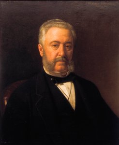 Portret van Ramon Campoamor (1817-1901), romantisch dichter door Joaquín Espalter y Rull