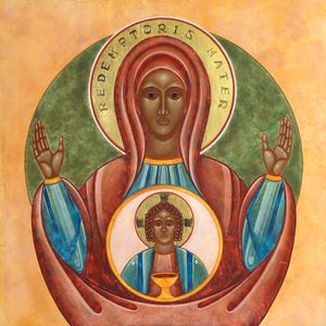 Redemptoris Mater, 2010 (eitempera en 24k goud op hout)