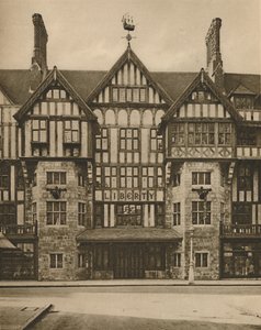 Deel van Libertys Tudor-gebouw in Great Marlborough Street, c1935