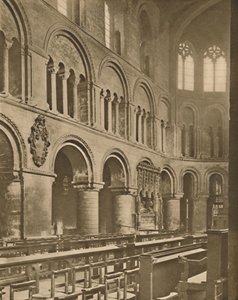 Binnen Grote St. Bartholomews: Raheres Graf in het koor, c1935 door Joel