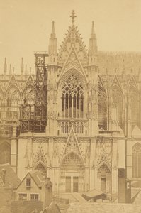 Schwanthaler en Mohr reliëf bij de zuidelijke ingang van de Dom van Keulen door Joh. Franz Michiels