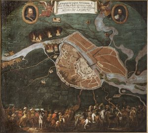 De slag bij Novgorod (Rusland), Pools-Zweedse oorlog (1600-1611) door Johan Hammer