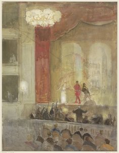 Princesse Schouwburg te Den Haag tijdens de opvoering van Othello