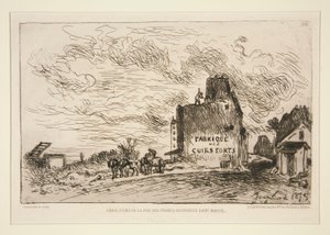 Sloop van de Rue des Francs-Bourgeois Saint-Marcel