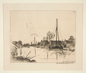 Het Kanaal door Johan Barthold Jongkind