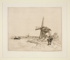 Le Chemin de Halage (Het jaagpad) door Johan Barthold Jongkind